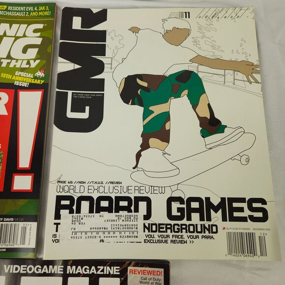 EGM GMR Electronic Gaming Monthly Magazine Lot of 3 Metal Gear Solid 4 Wolverine - Picture 4 of 5